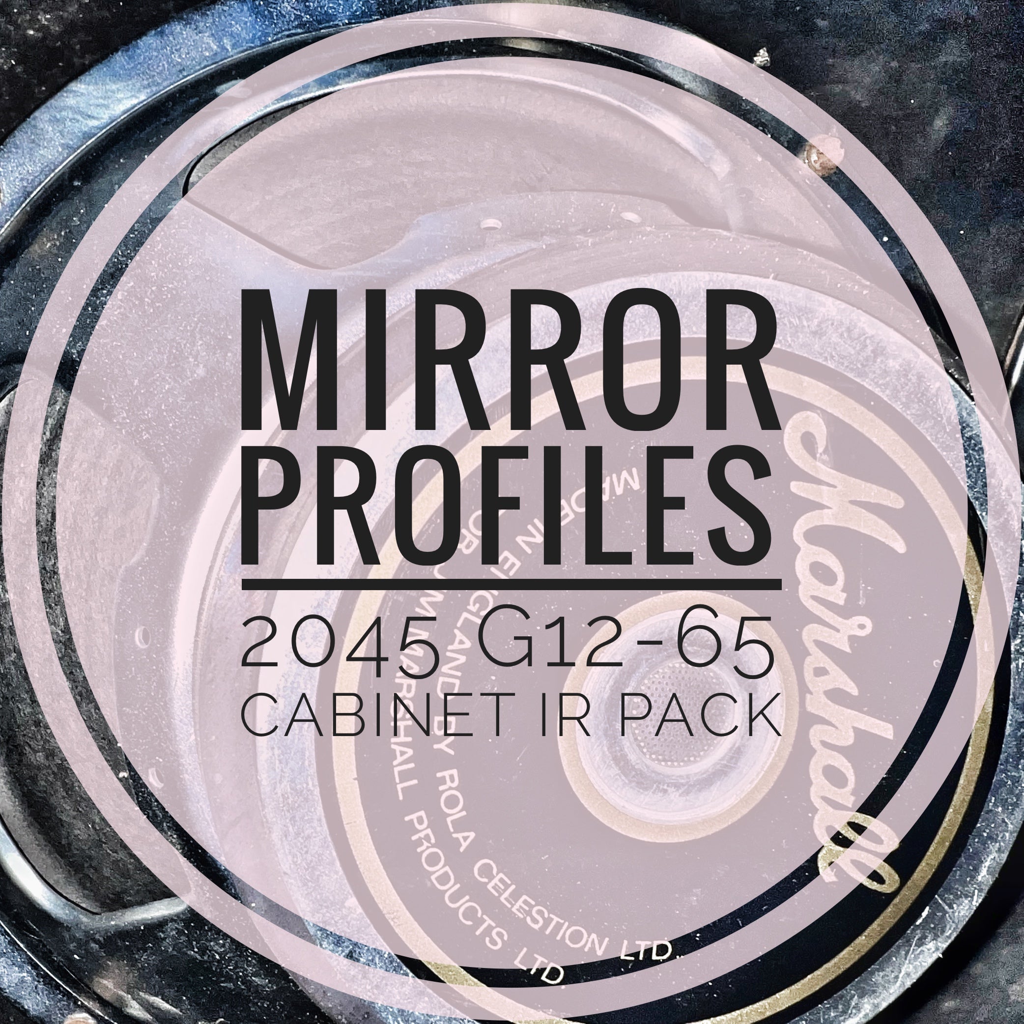 2045 G12-65 - CABINET IR PACK – mirrorprofiles